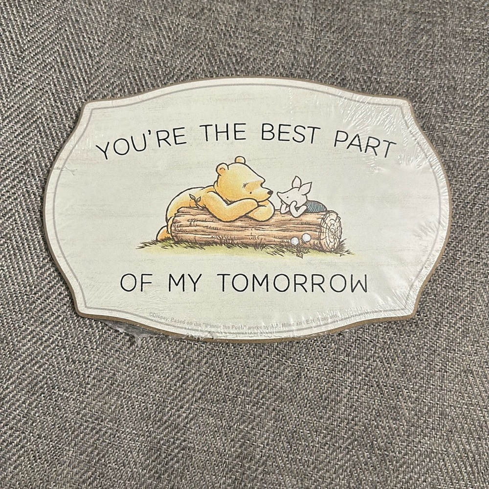 Winnie the Pooh sign decor